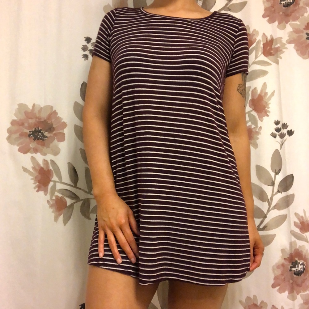 Striped T Shirt Dress
